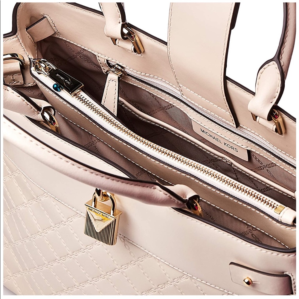 Michael Kors Gramercy Chain Embossed  Satchel. - Picture 4 of 14